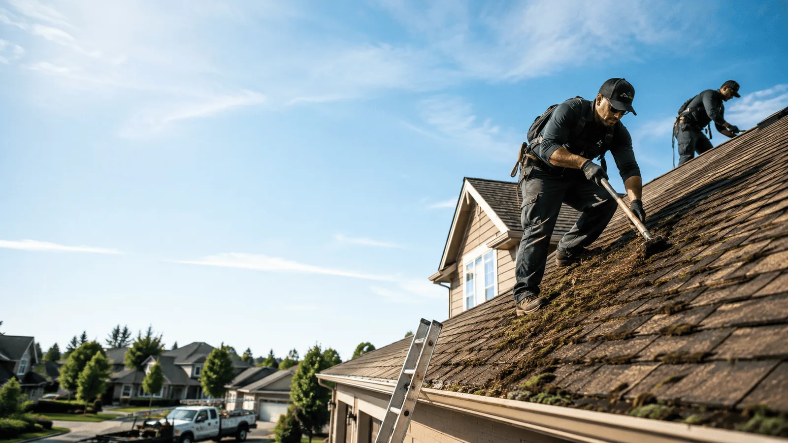 Roof Moss Removal in Oakfield, WI near me